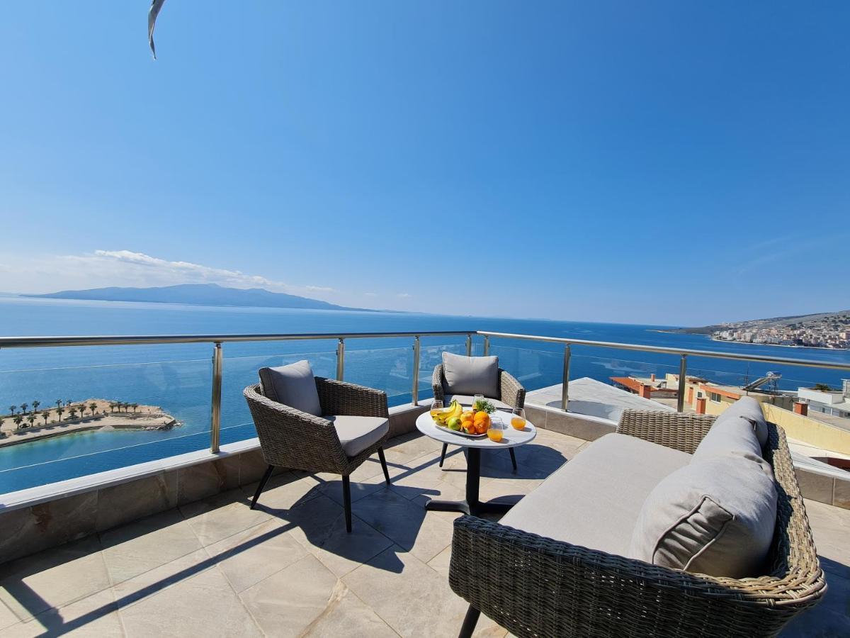 Infinity Sea View Penthouse Apartamento Sarandë Exterior foto
